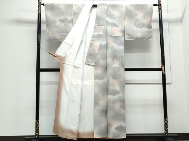 平和屋着物▽上質な小紋 樹林文 暈し染め 正絹 逸品 CABA8644th - メルカリ