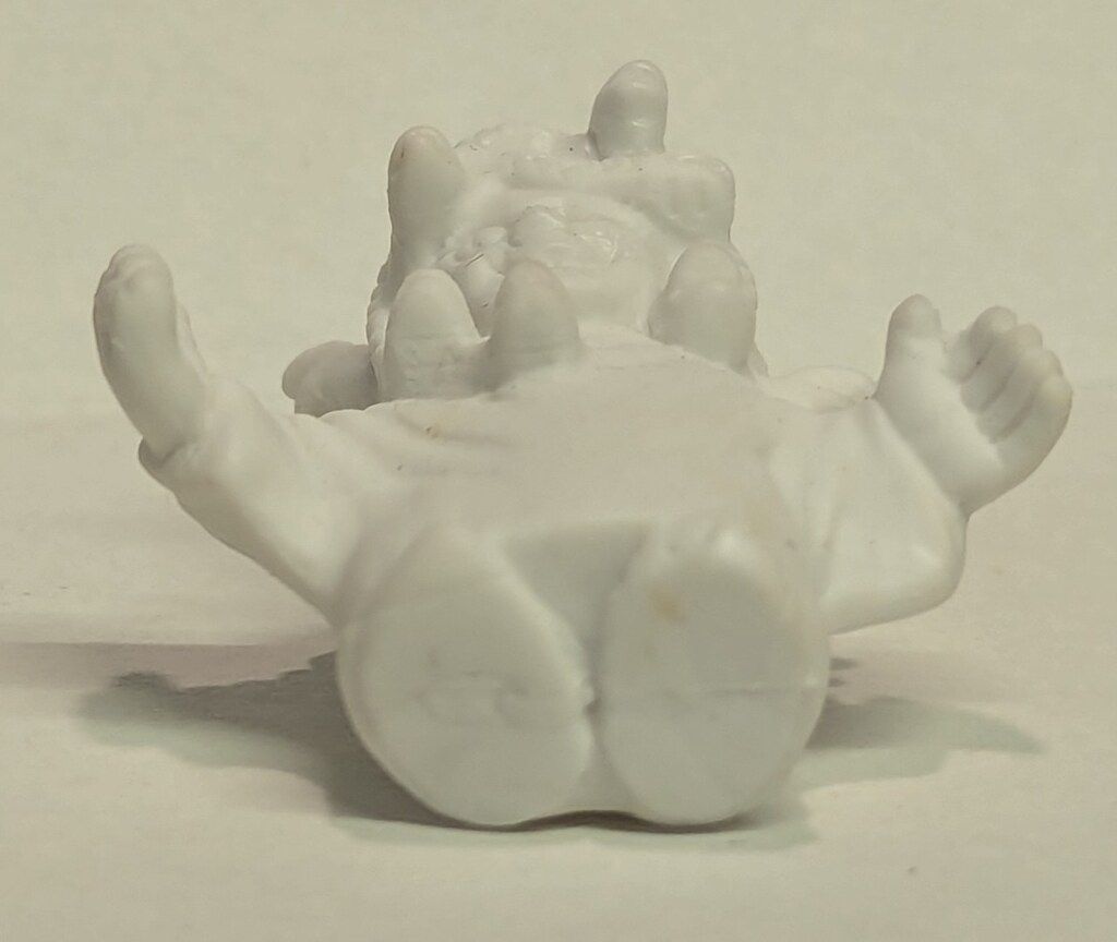  刻印妖怪消しゴム ヨウカイ ゴーゴン 白色 カプセルトイ ガチャガチャ おもちゃ