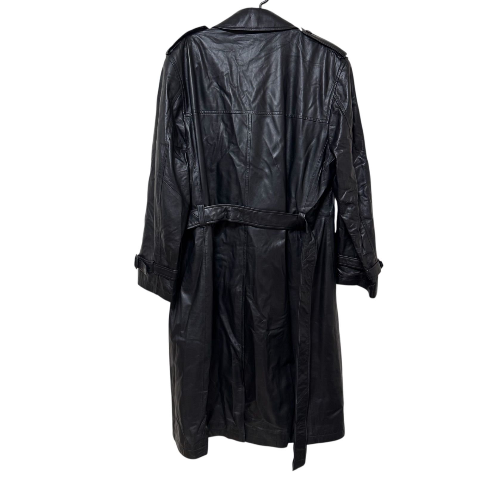 一点商品】BALMAIN バルマン メンズ アウター レザーコート ロング