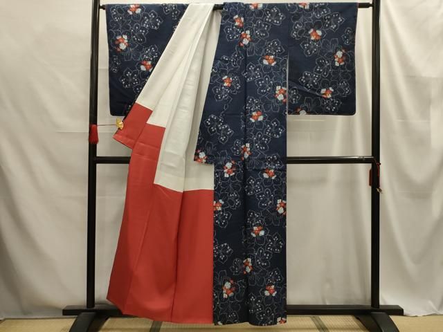 平和屋着物□上質な紬 舞花文 正絹 逸品 AABE6072sx - メルカリ