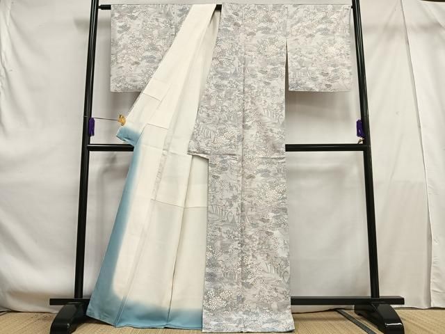 平和屋着物□本場染大島紬 風景花文 正絹 逸品 AABE5116oa - メルカリ