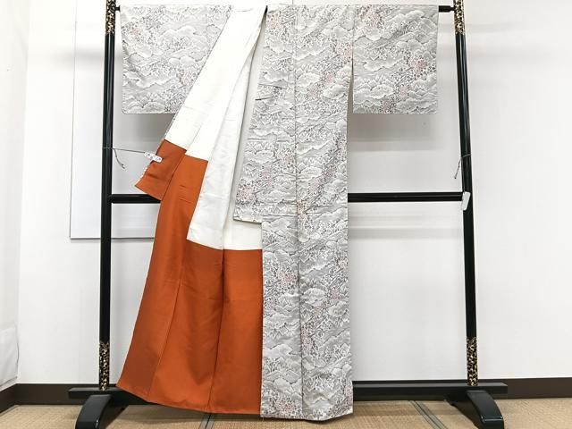 平和屋着物□上質な紬 風景文 正絹 逸品 CABB2792xi - メルカリ