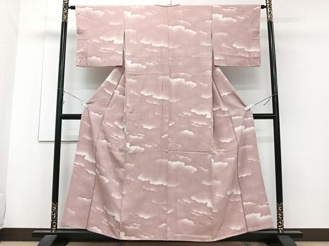 平和屋着物□江戸小紋 霞文 正絹 逸品 CABB8414xi - メルカリ