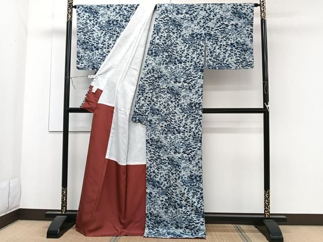 平和屋着物□小紋 風景文 金彩 洗える着物 未使用 CABB8433xi - メルカリ