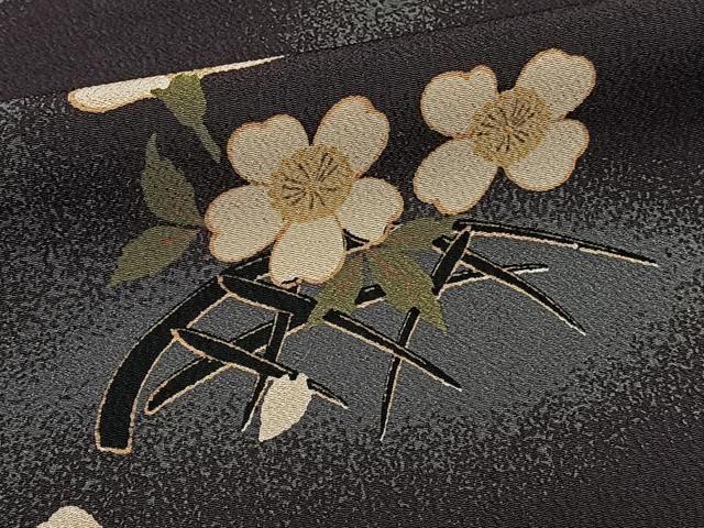 平和屋着物□小紋 霞花文 金彩 さんび謹製 洗える着物 CABB8459xi