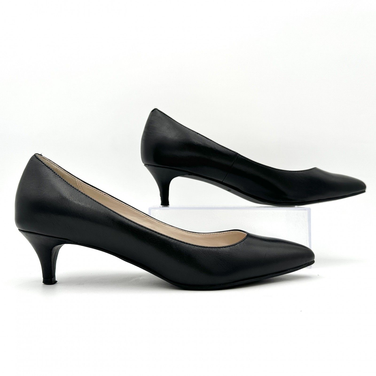 COLE HAAN パンプス レザー ポインテッドトゥ ブラック 897T - メルカリ