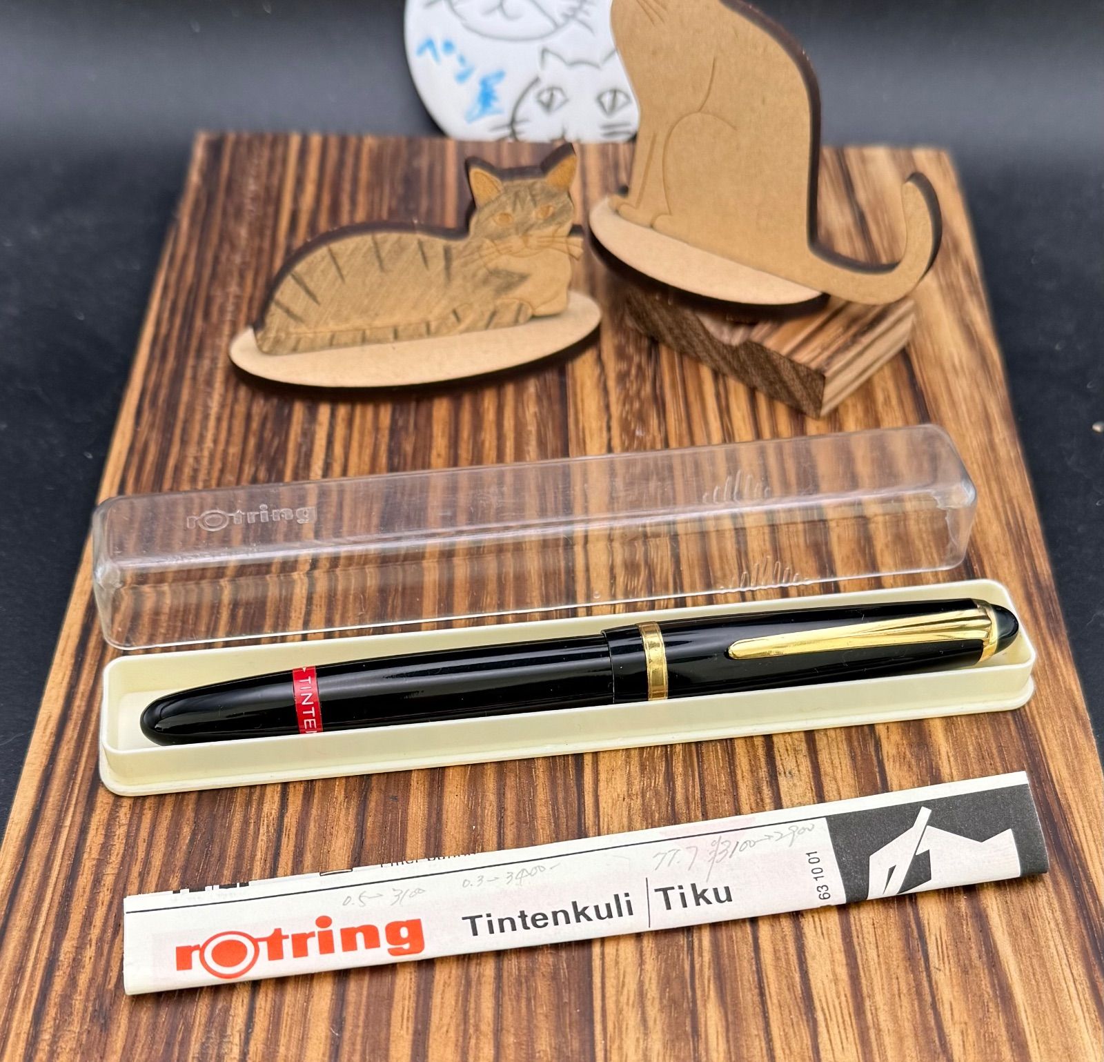 rotring ロットリング 製図ペン ティンテンクリ ティク tintenkuli tiku 猫のペン屋