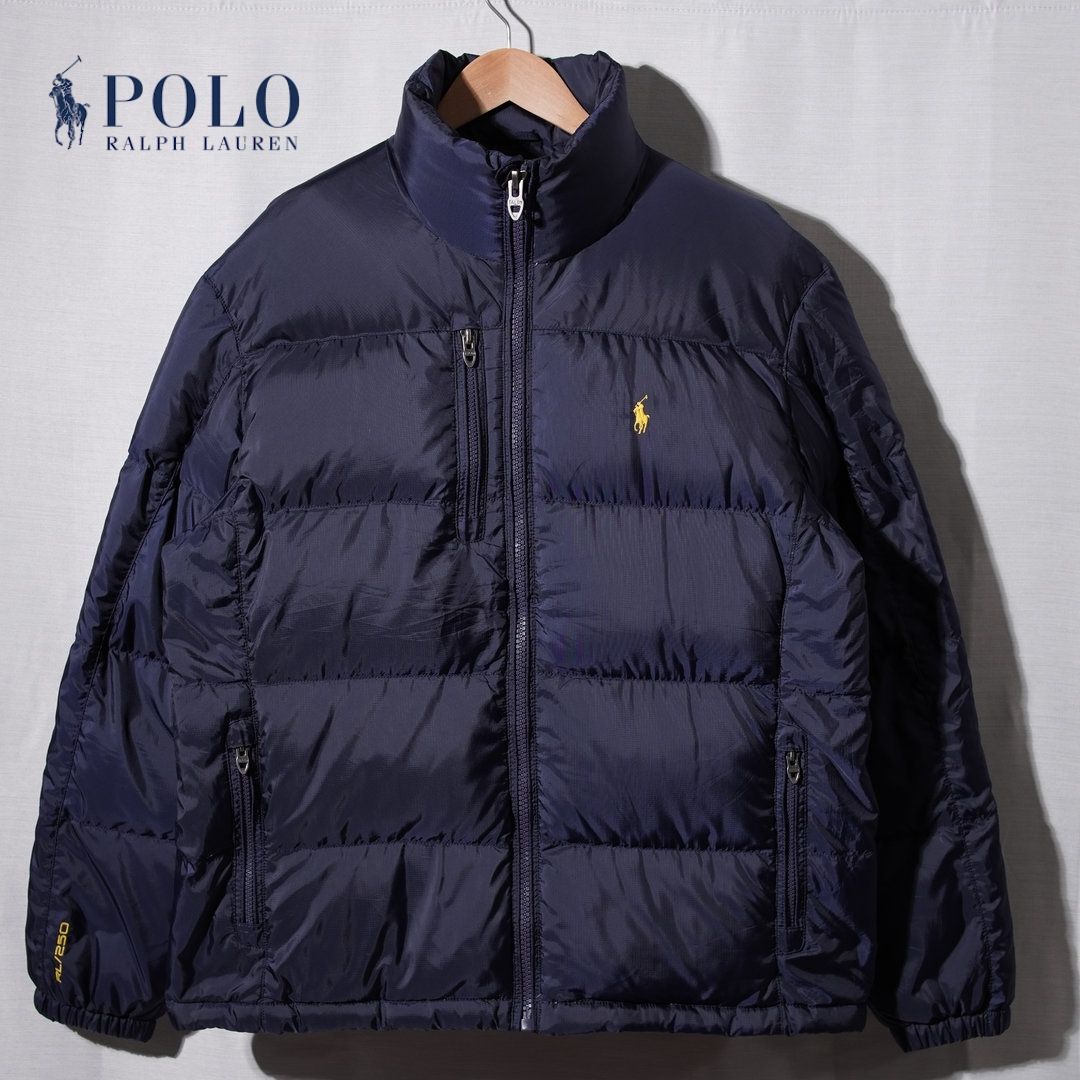ポロ ラルフローレン POLO RALPH LAUREN ダウンジャケット L ネイビー 