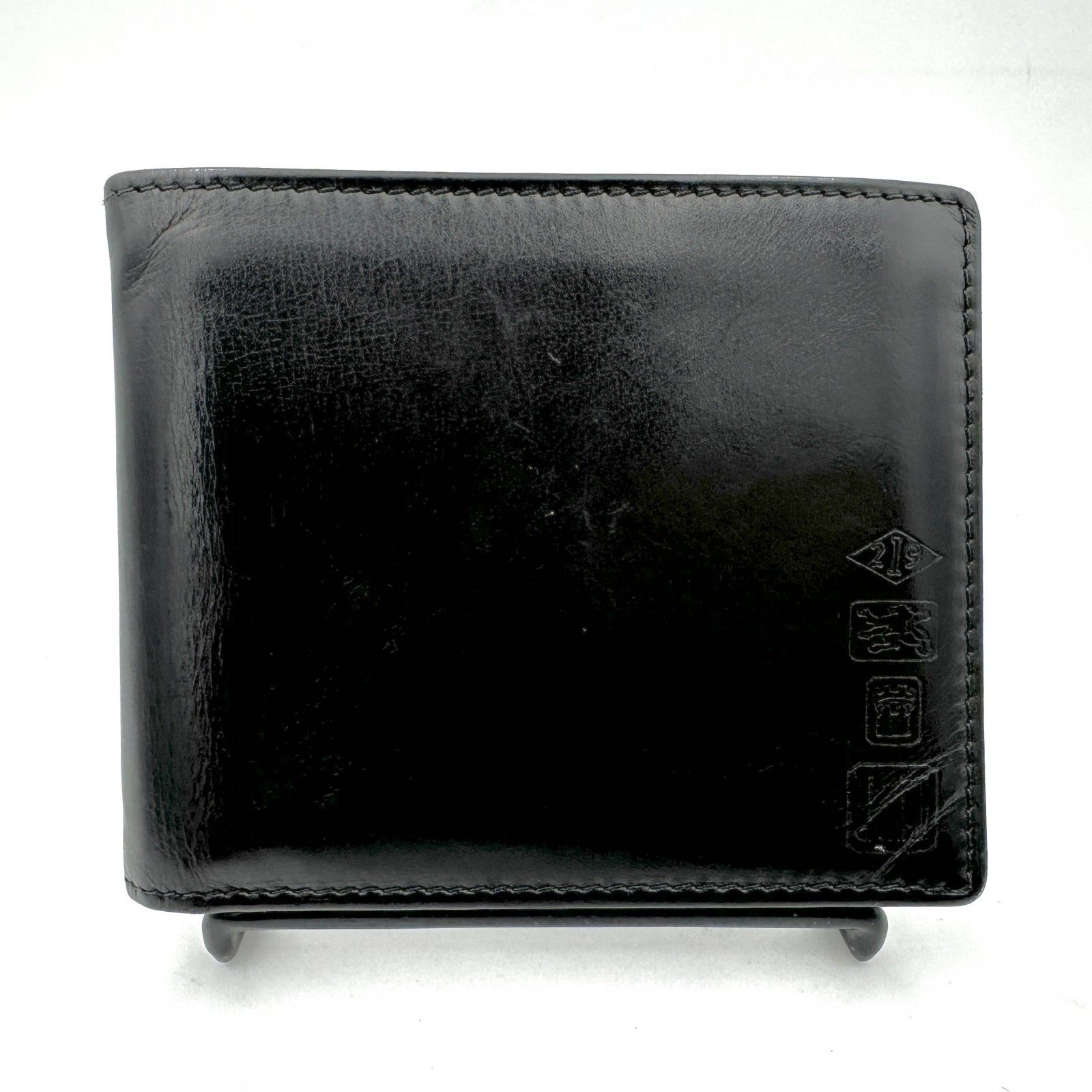 Dunhill 二つ折り財布 札入れ 本革 レザー ブラック 646T - メルカリ