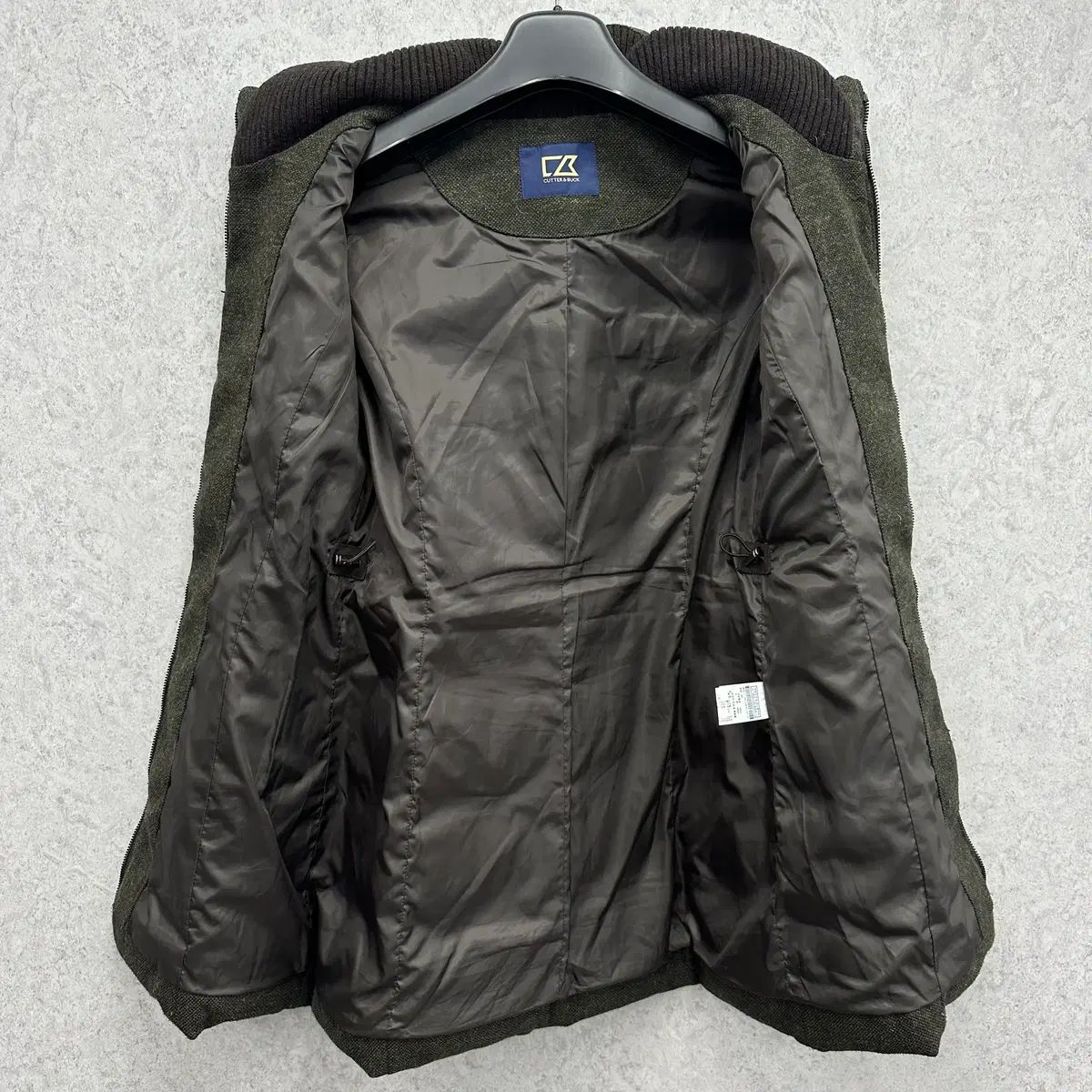 90 Cutter＆Buck ゴルフ レディース ダックダウン ニット ハーフ 
