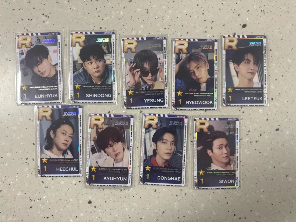 SuperStar SMTOWN SUPER JUNIOR(スーパージュニア) 20周年 トレカ