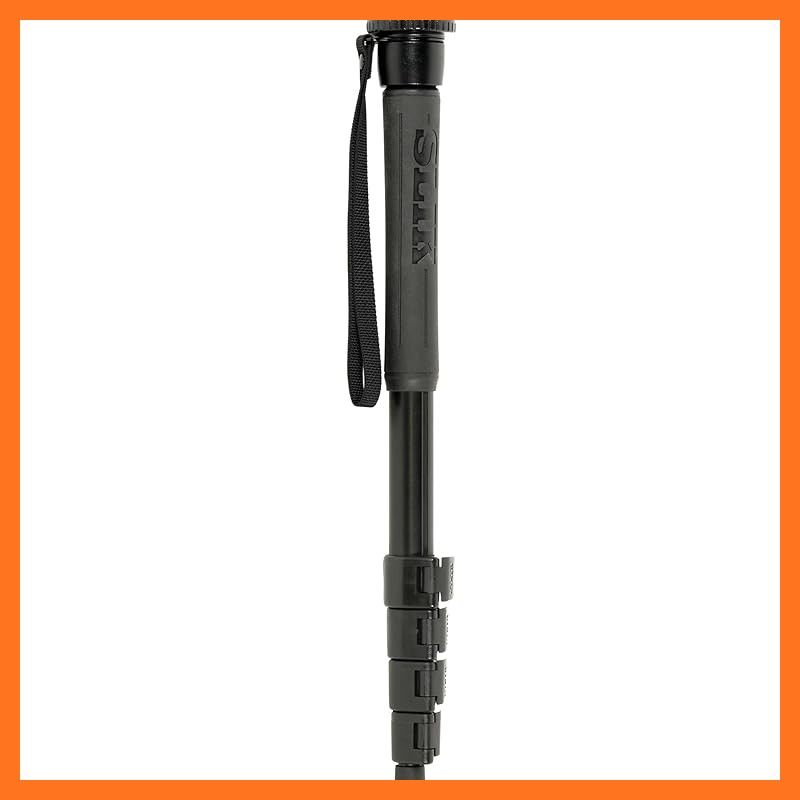 スリック SLIK 一脚 ライティポッドIV 5段 AMT合金パイプ レバーロック式 縮長460 mm 全高1550 軽量445 g 運動会 発表会 望遠レンズ撮影