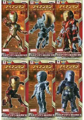 中古】フィギュア 全6種セット 「アイアンマン」 ワールドコレクタブル