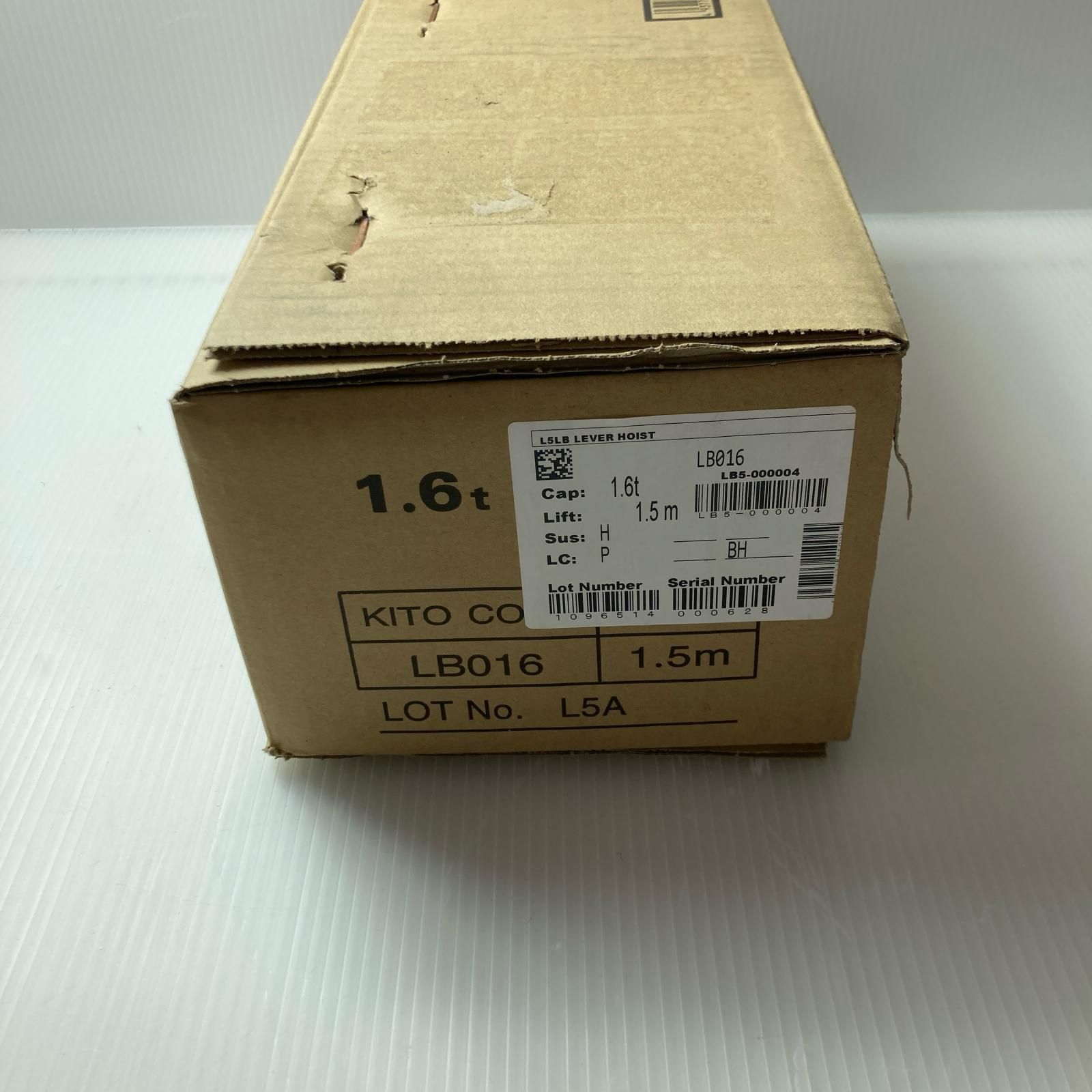 KITO キトー レバーブロック LB 016 1 6 t