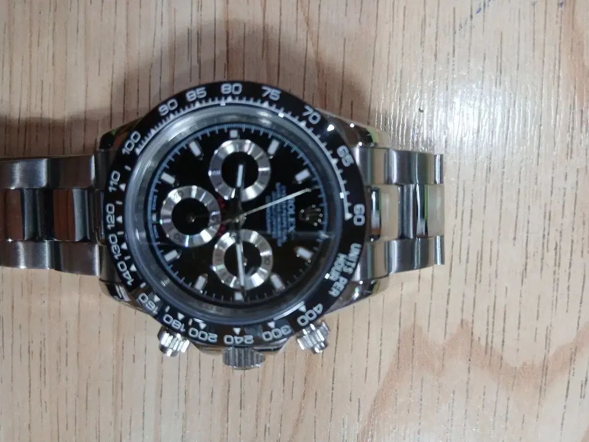 ロレックス デイトナ 黒文字盤 オートマチック 時計