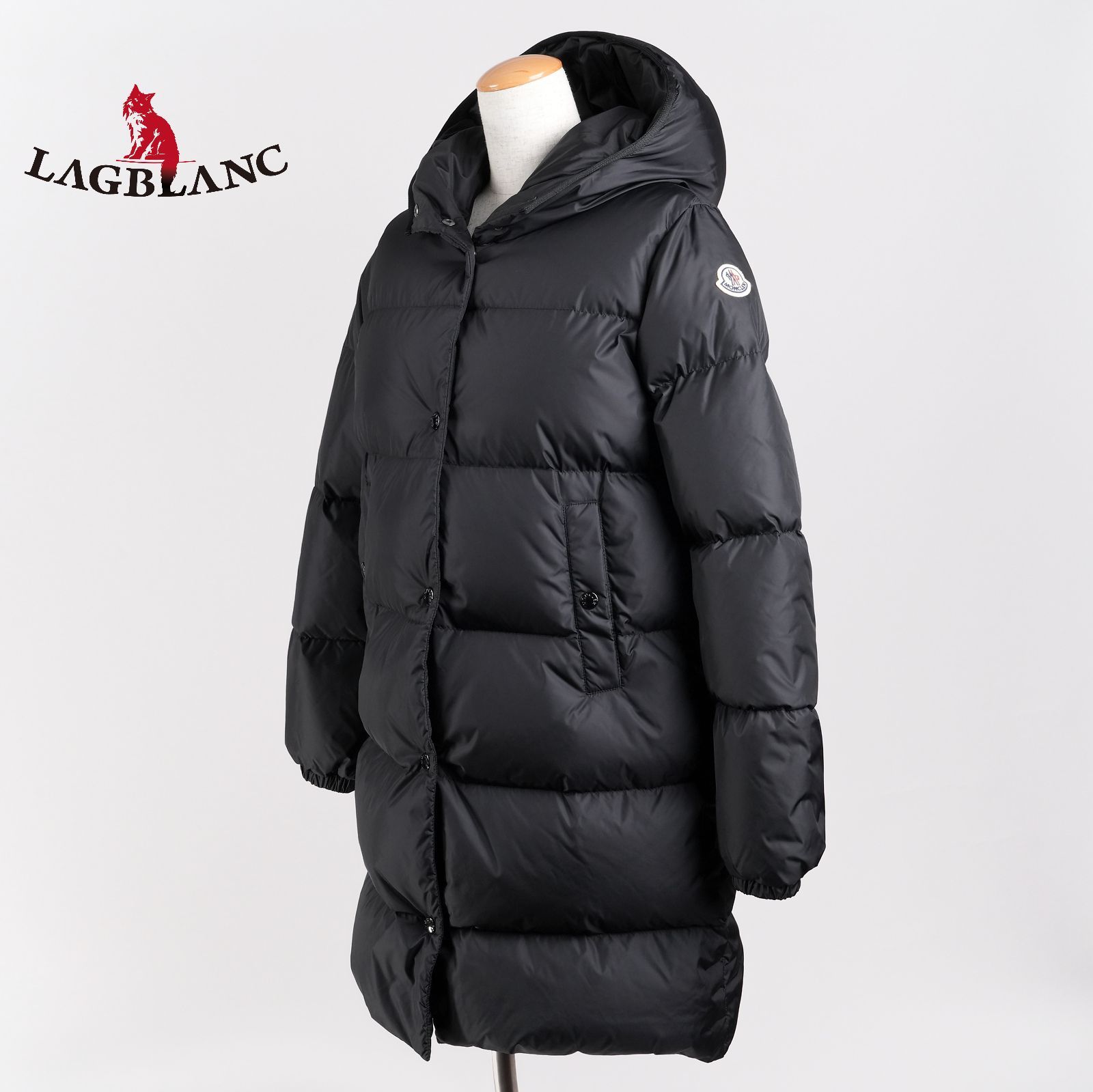 至高の MONCLER モンクレール BURGAUX ダウンジャケット サイズ0 ブラック レディース 紙タグ付