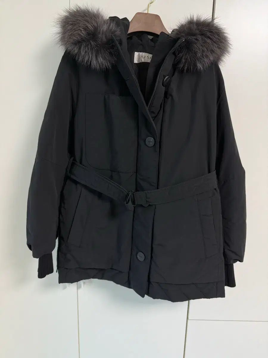 The HANDSOME SJSJ ファー フード グースダウン ダウン