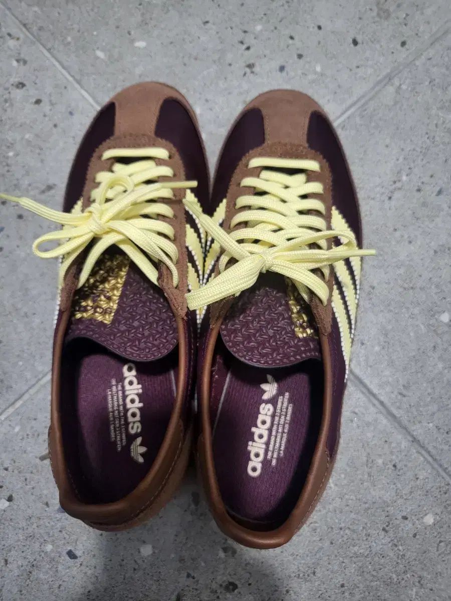 アディダス サンバ ブラウン PURPLE パープル スニーカー