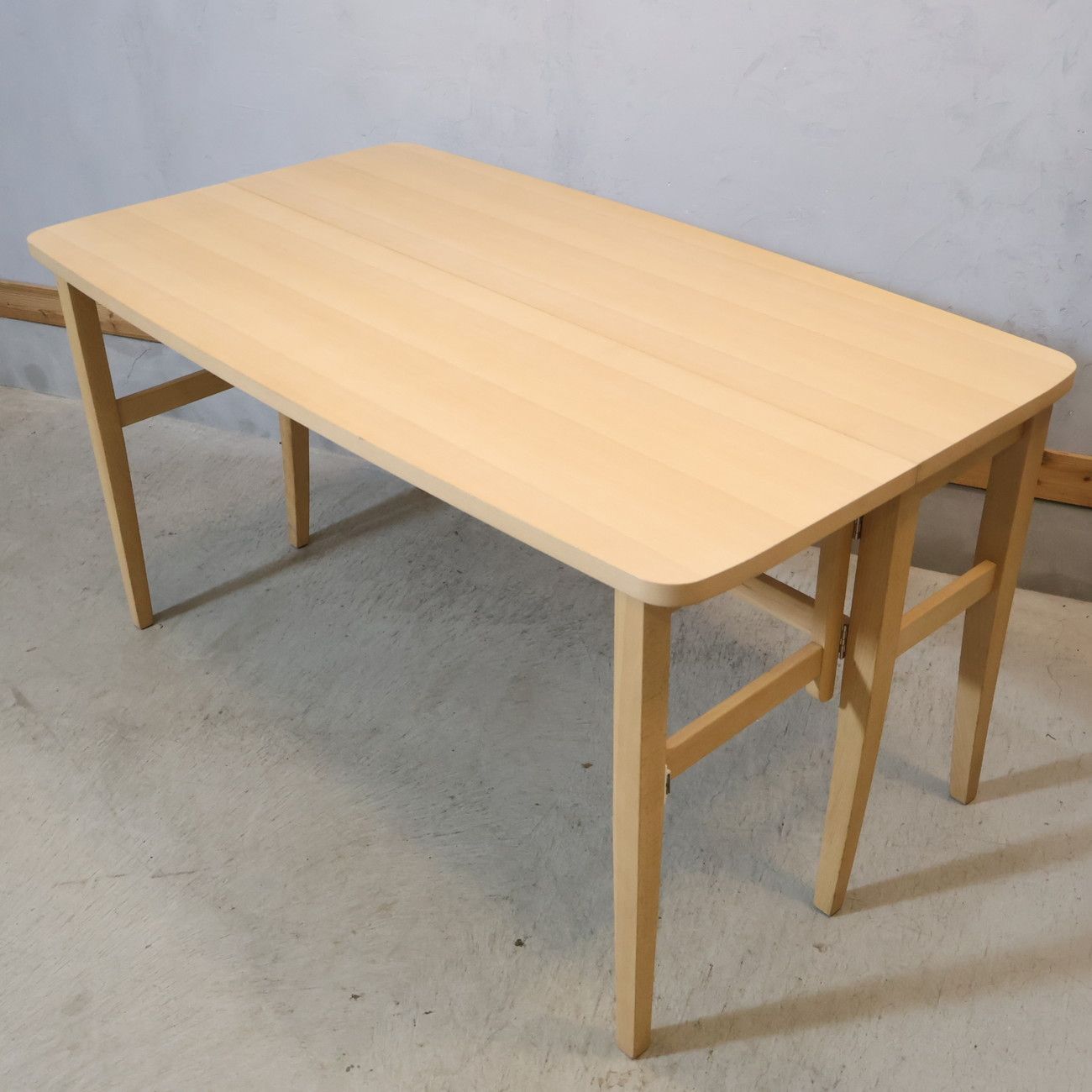 AKIMOKU 秋田木工 ノルディック カウンターテーブル 伸長式 バタフライ