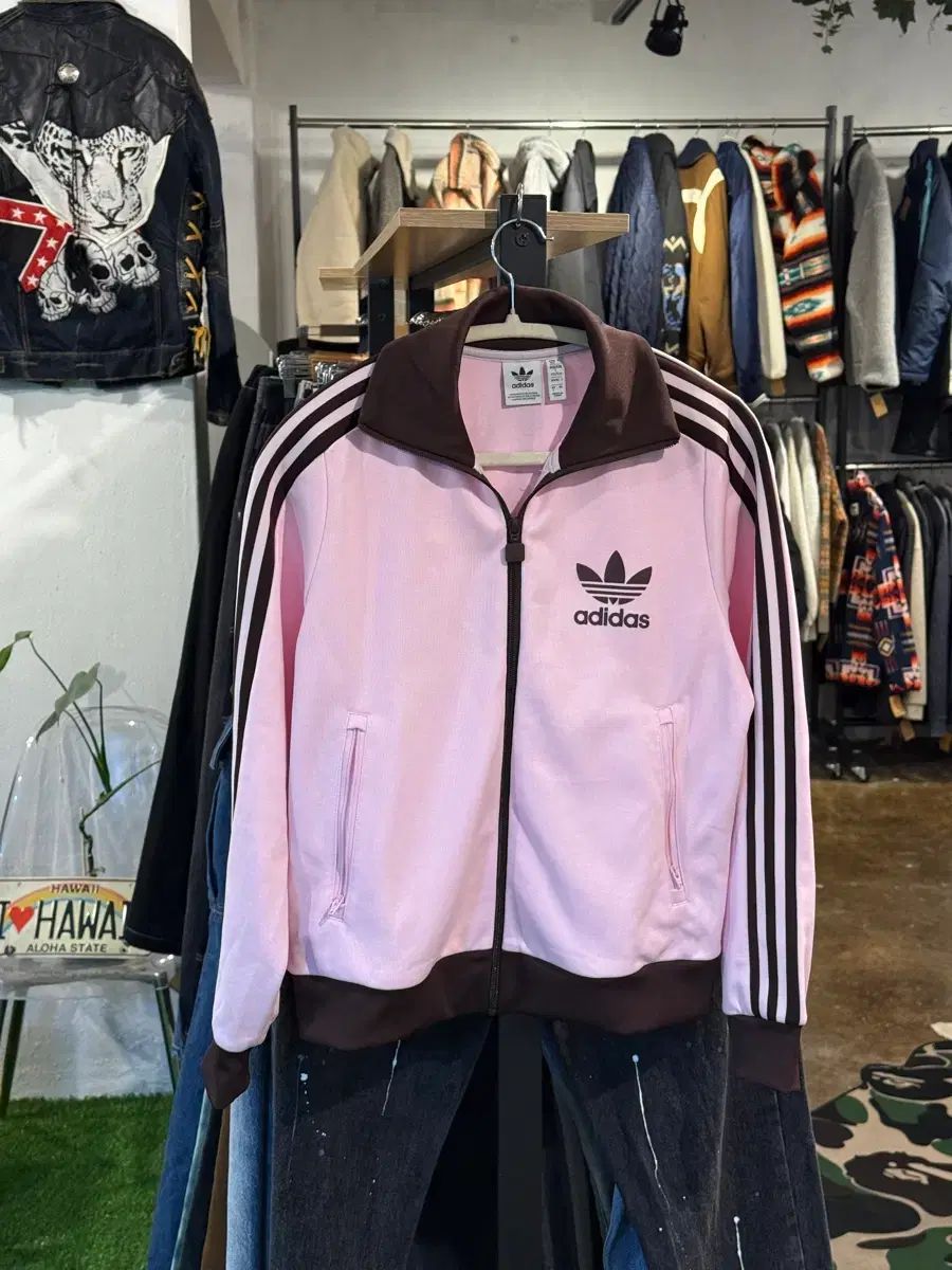 adidas ベッケンバウアー トラックジャケット ピンク 中古・古着通販】adidas (アディダス) Beckenbauer Track Top ピンク