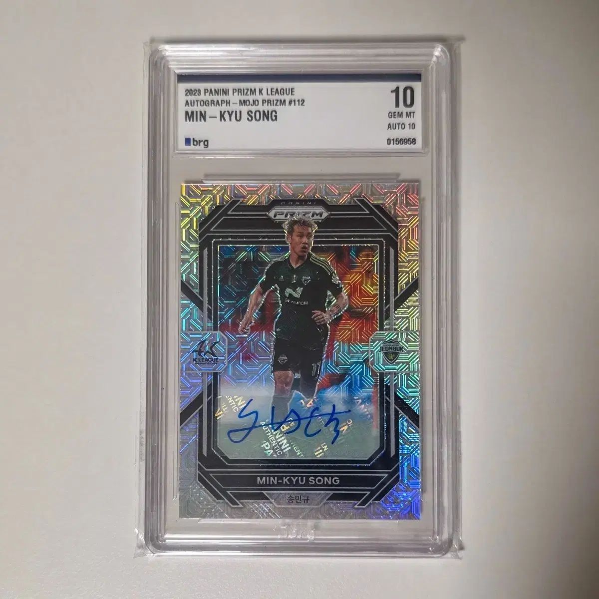 パニーニ プリズム Kリーグ 宋 旻揆 ソン ミンギュ 25 オート BRG 10