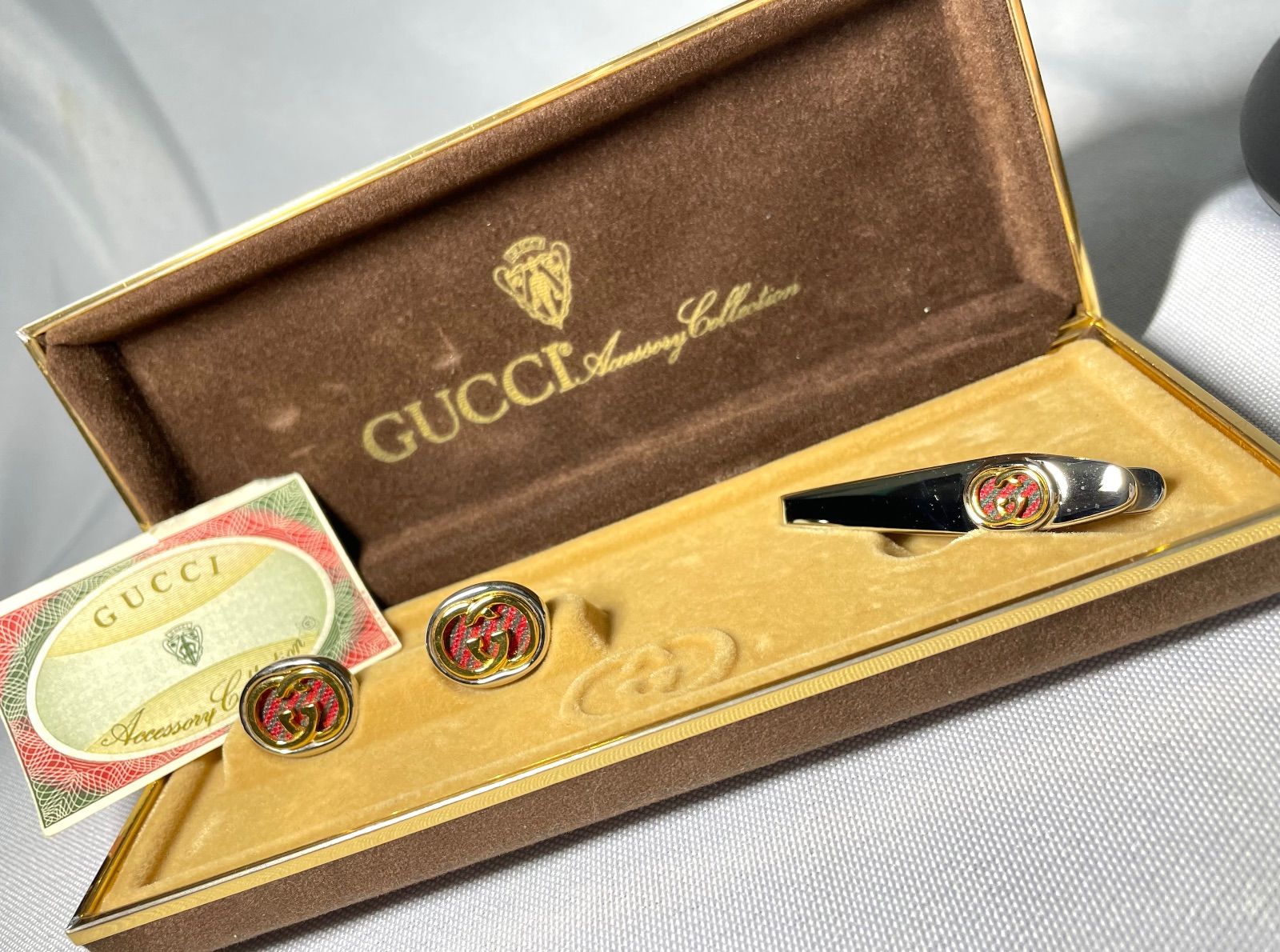 GUCCI グッチ インターロッキングG シェリーライン ヴィンテージカフス