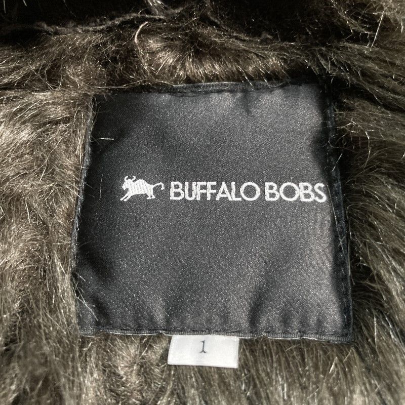 BUFFALO BOBS☆ラグジュアリー優雅☆フェイクムートンコート 毛足長