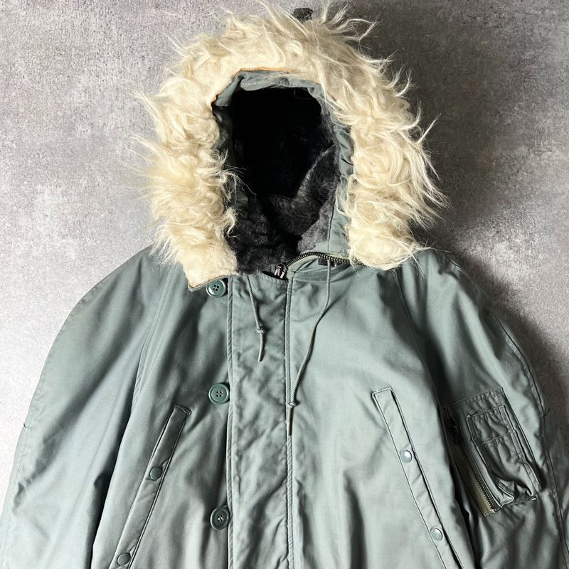 70s 米軍 USAF N-3B フライトジャケット 70s 米軍 実物 USAF N-3B フライトジャケットミリタリー S パーカー