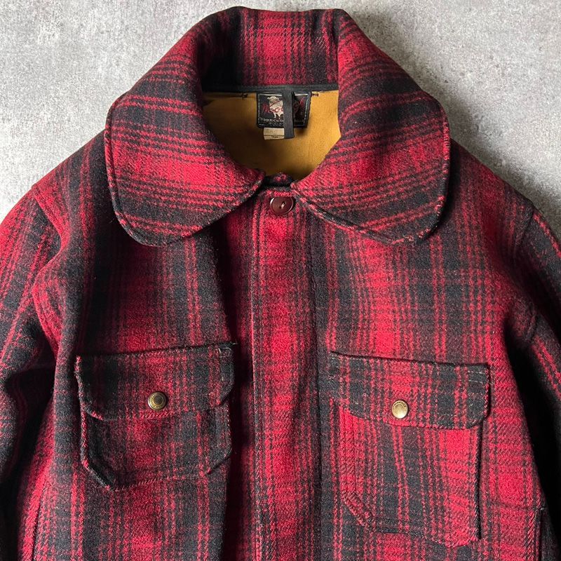 50s WOOLRICH チェック ウール マッキーノ ジャケット 38 / 50年代