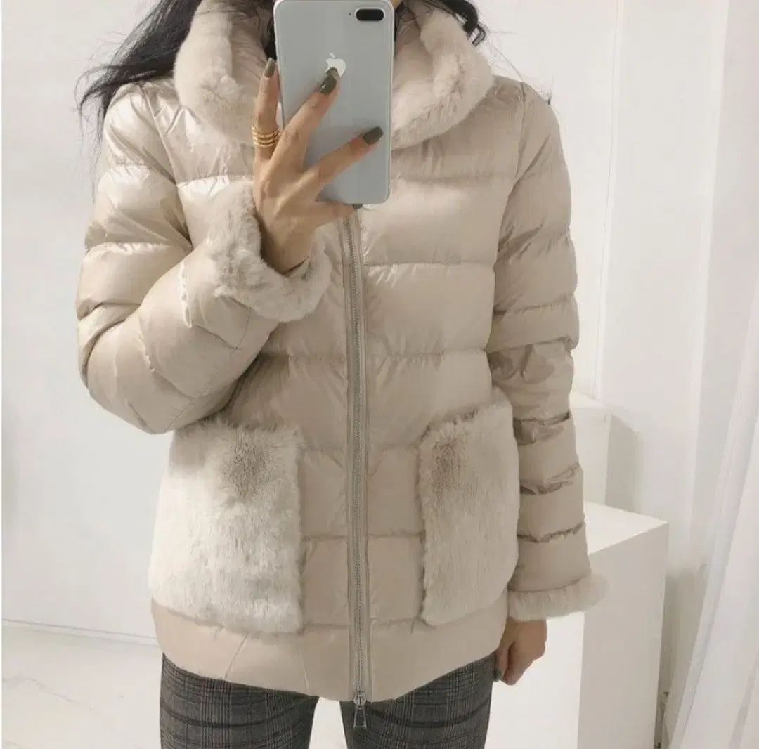 レックスファー バイカラー ダウン 軽量ダウン