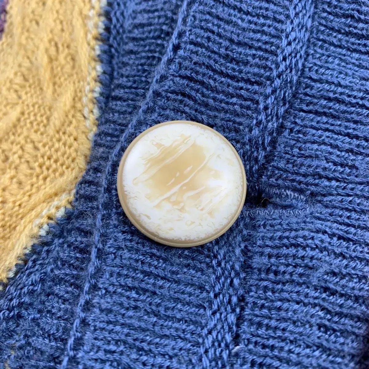 COOGI風 ヴィンテージ ケーブル ニット カーディガン - メルカリ