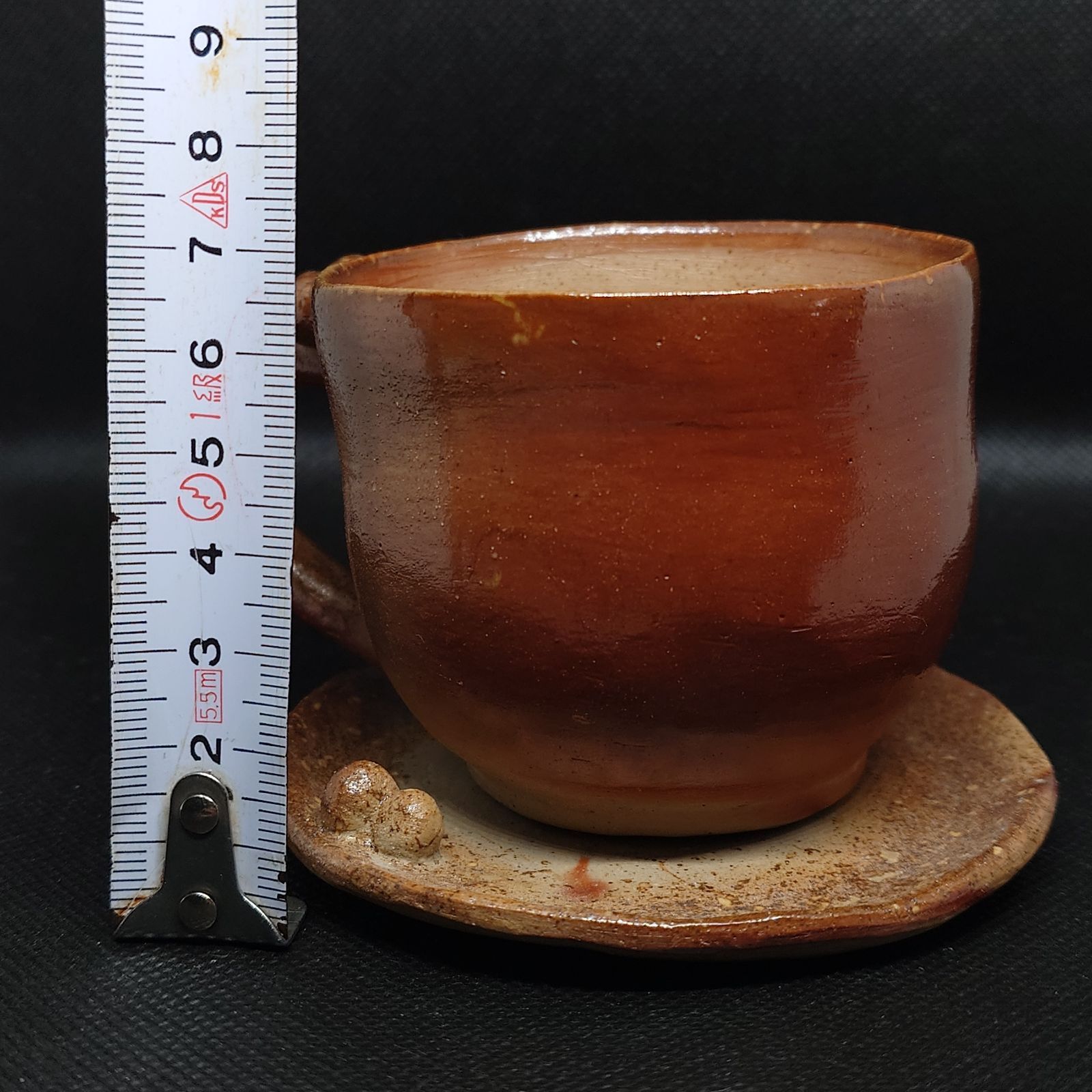 ソーサーセット…備前焼