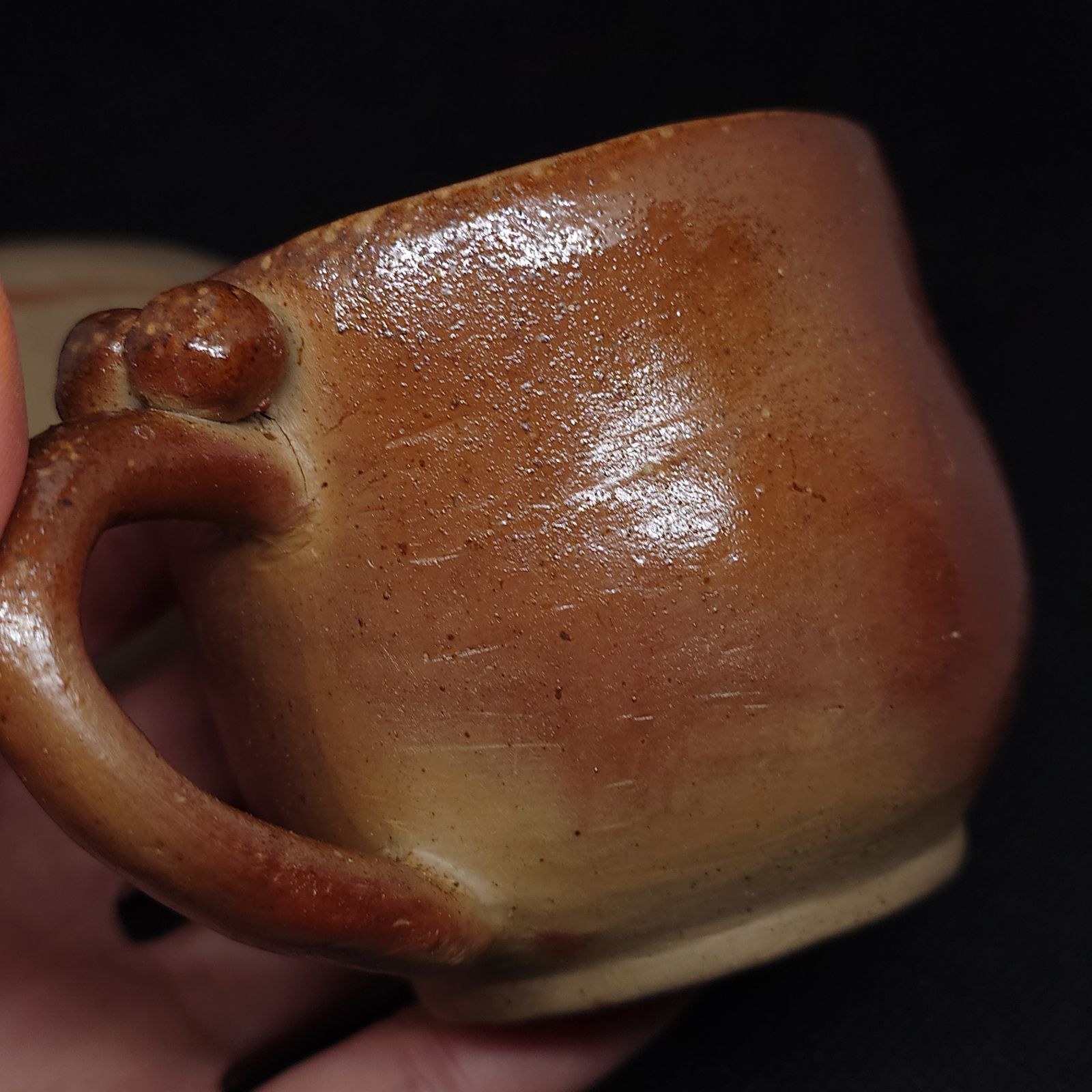 ソーサーセット…備前焼