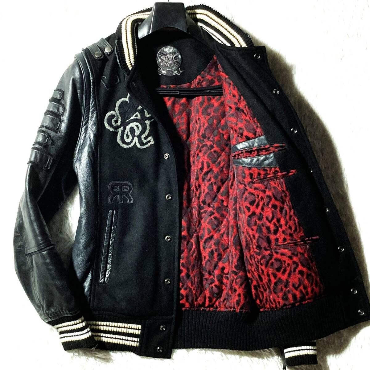 ROEN☆最強の艶感&ラグジュアリー☆一番人気オール黒☆鹿革レザー