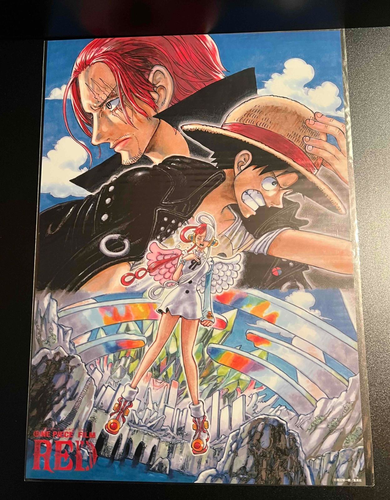 ONE PIECE FILM RED』A3 クリアポスター 2種セット ワンピース - メルカリ