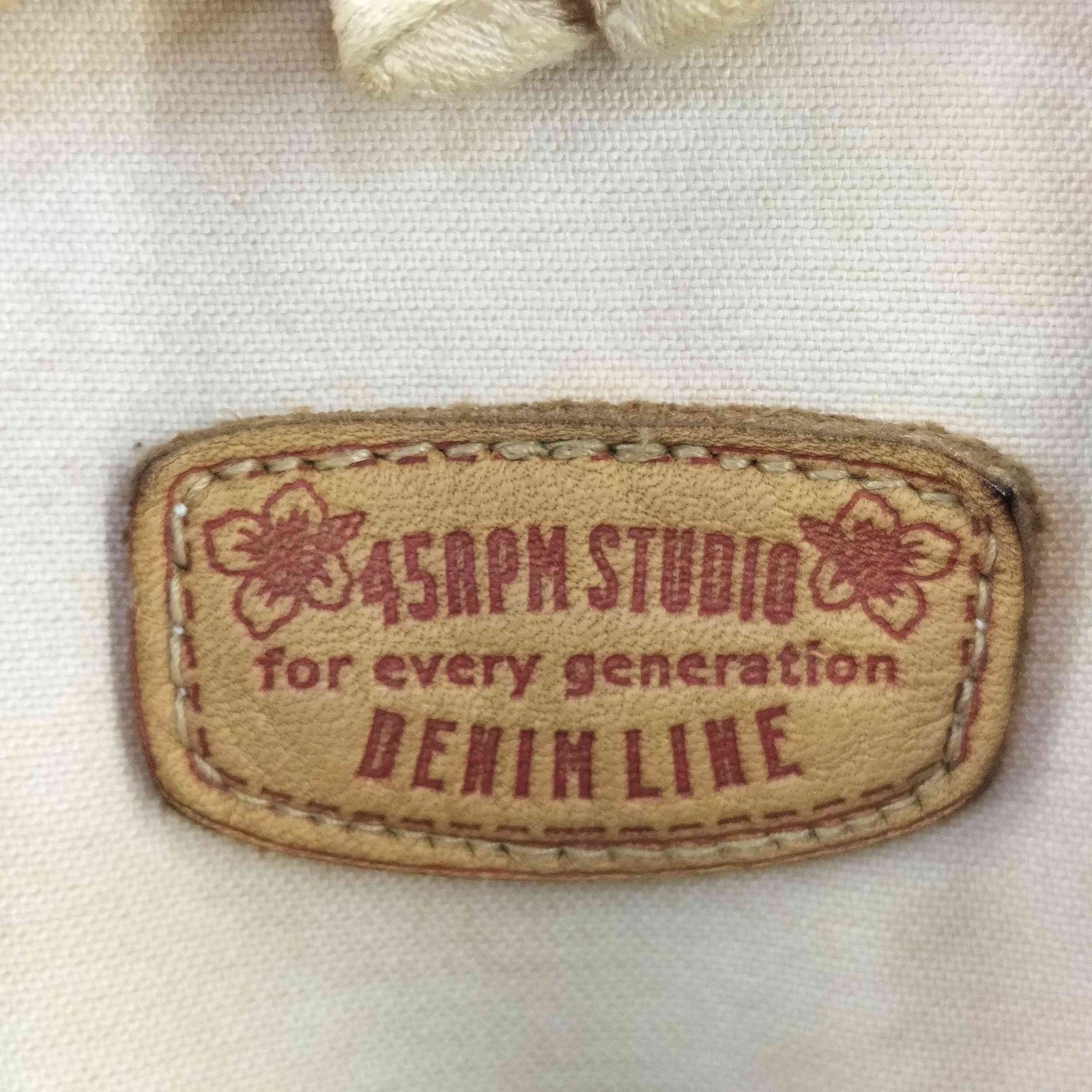 フォーティファイブアールピーエム　45rpm 襟付き　ジップ　ジャケット フォーティファイブアールピーエム 45rpm DENIM LINE ジップアップ