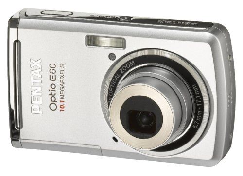 PENTAX デジタルカメラ Optio オプティオ E 60 シルバー 1010万画素 光学3倍ズーム OPTIOE