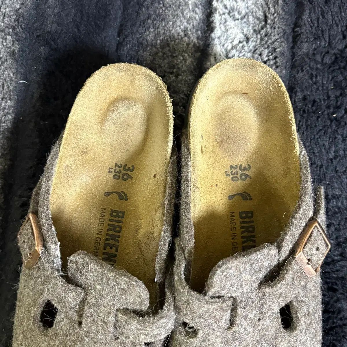 ビルケンシュトック ボストン ウールフェルト ココア 36/230 - メルカリ