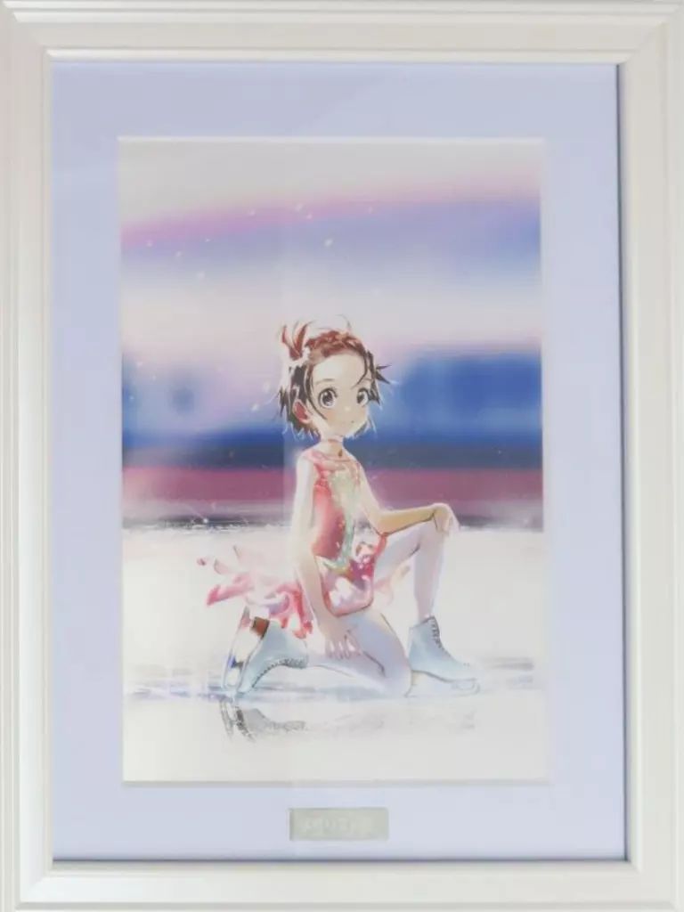 中古】原画イラストボード 付属品付)メダリスト展 キャラファイン