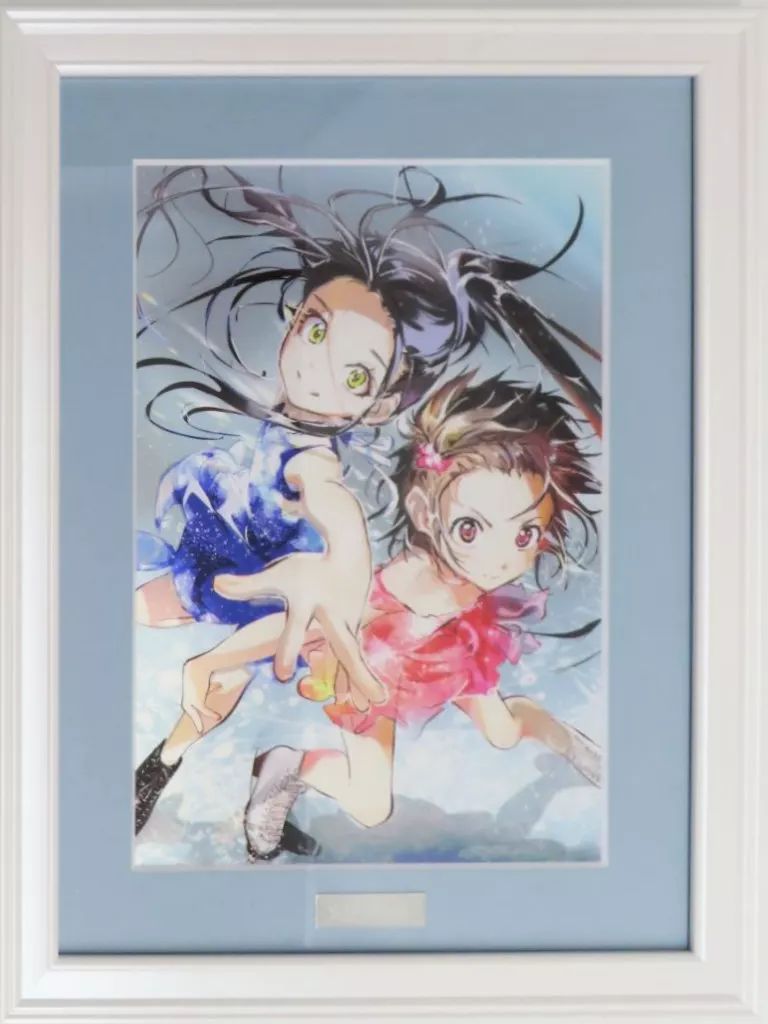 中古】原画イラストボード 付属品付)メダリスト展 キャラファイン