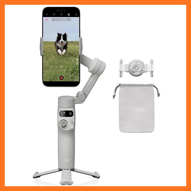 DJI スマホ ジンバル Osmo Mobile 7 ジンバルスタビライザー iPhone Android 内蔵三脚 軽量 快適なグリップ 3軸スマホジンバル ActiveTrack 0 ShotGuides ワンタップ編集 10時間使用 スマ