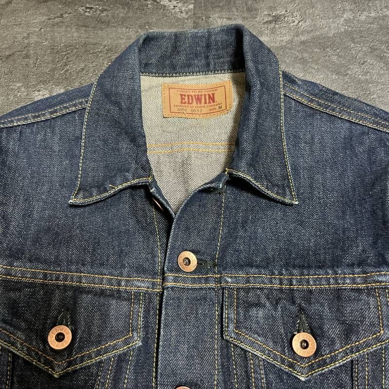 EDWIN Selvedge Denim Setup Made in Japan Indigo Trucker Jacket