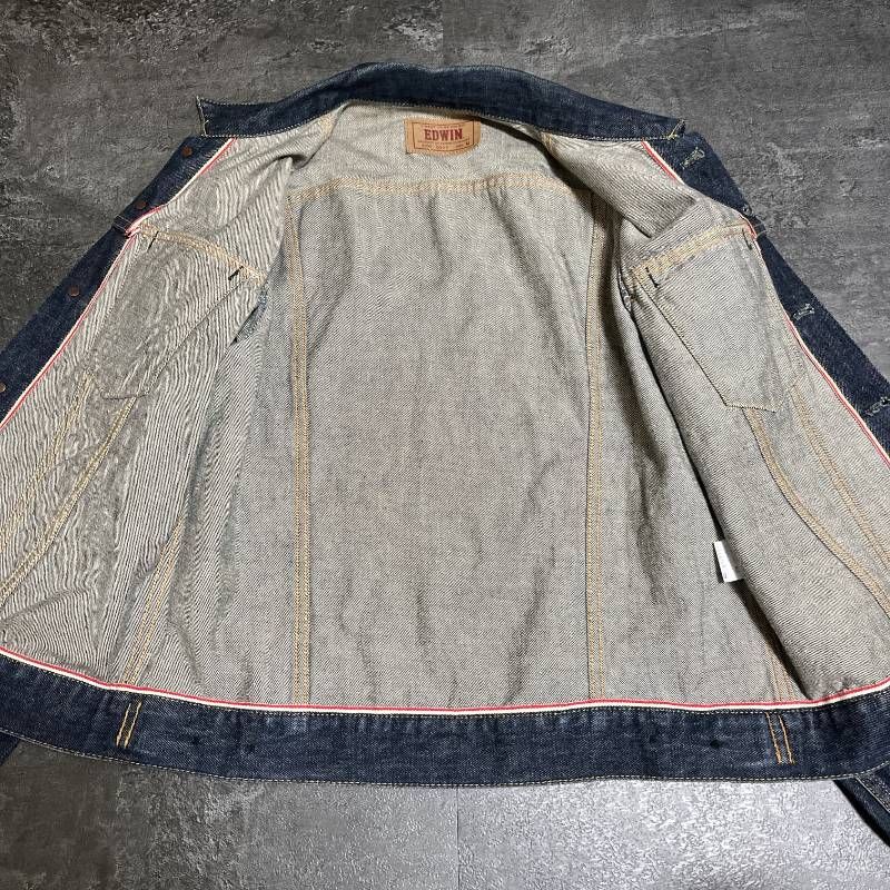 EDWIN Selvedge Denim Setup Made in Japan Indigo Trucker Jacket