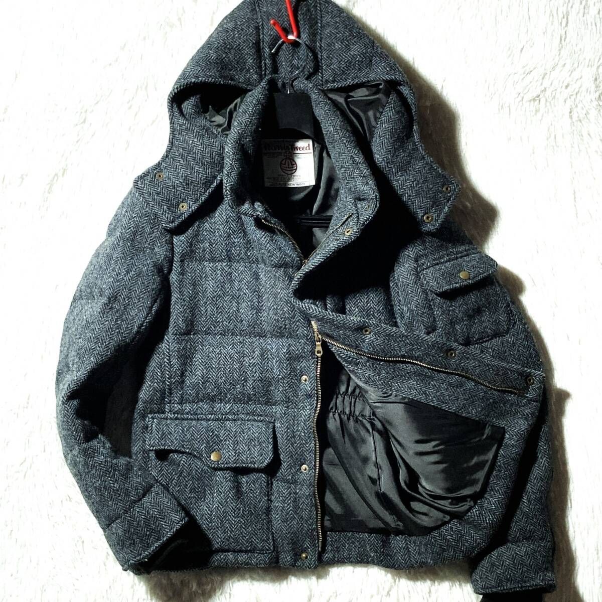 Harris Tweed×BOYCOTT☆英国を纏う冬☆ヘリンボーン ツイードウール 