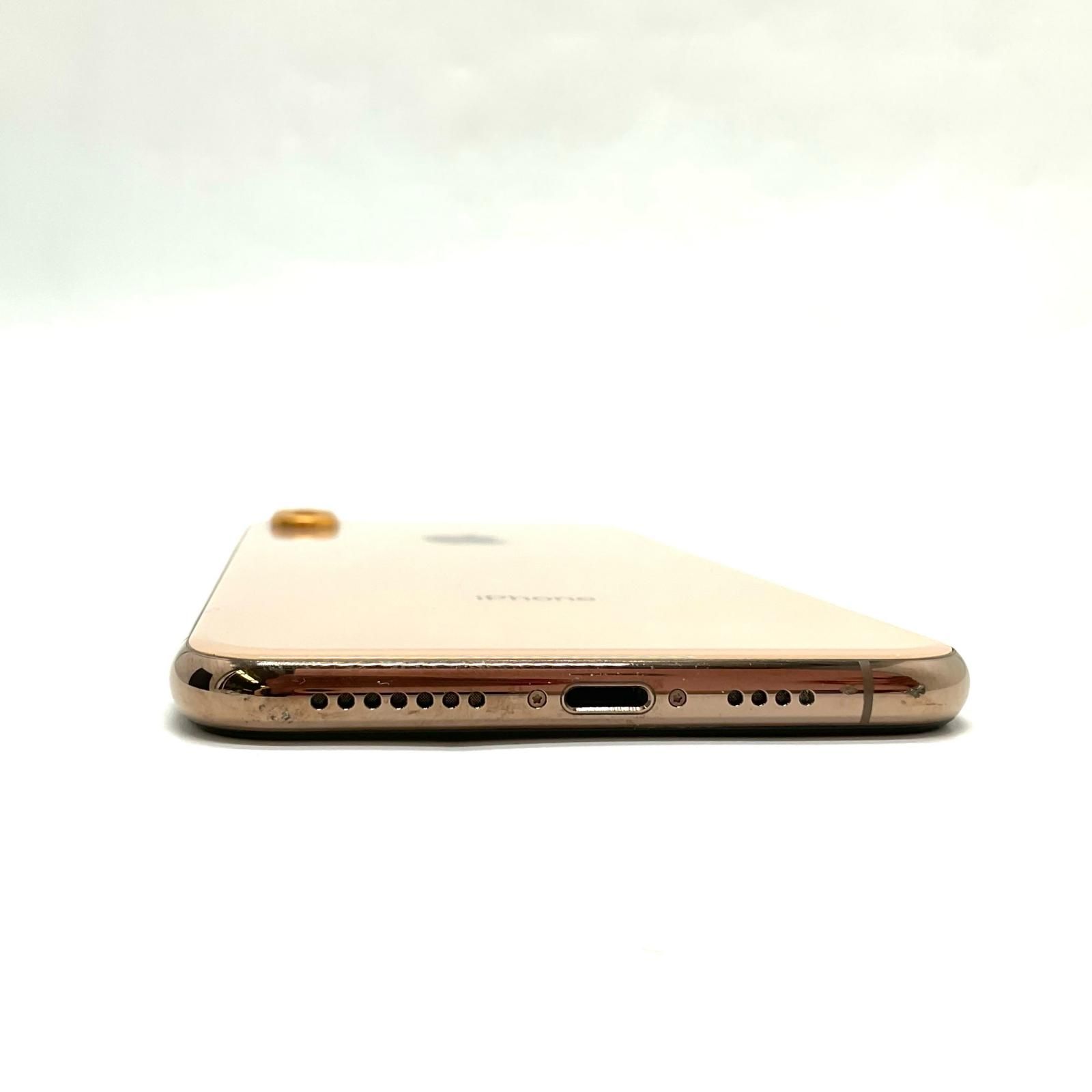 最速発送】 iPhone XS Max 256GB ゴールド docomo 白ロム【難有】 85