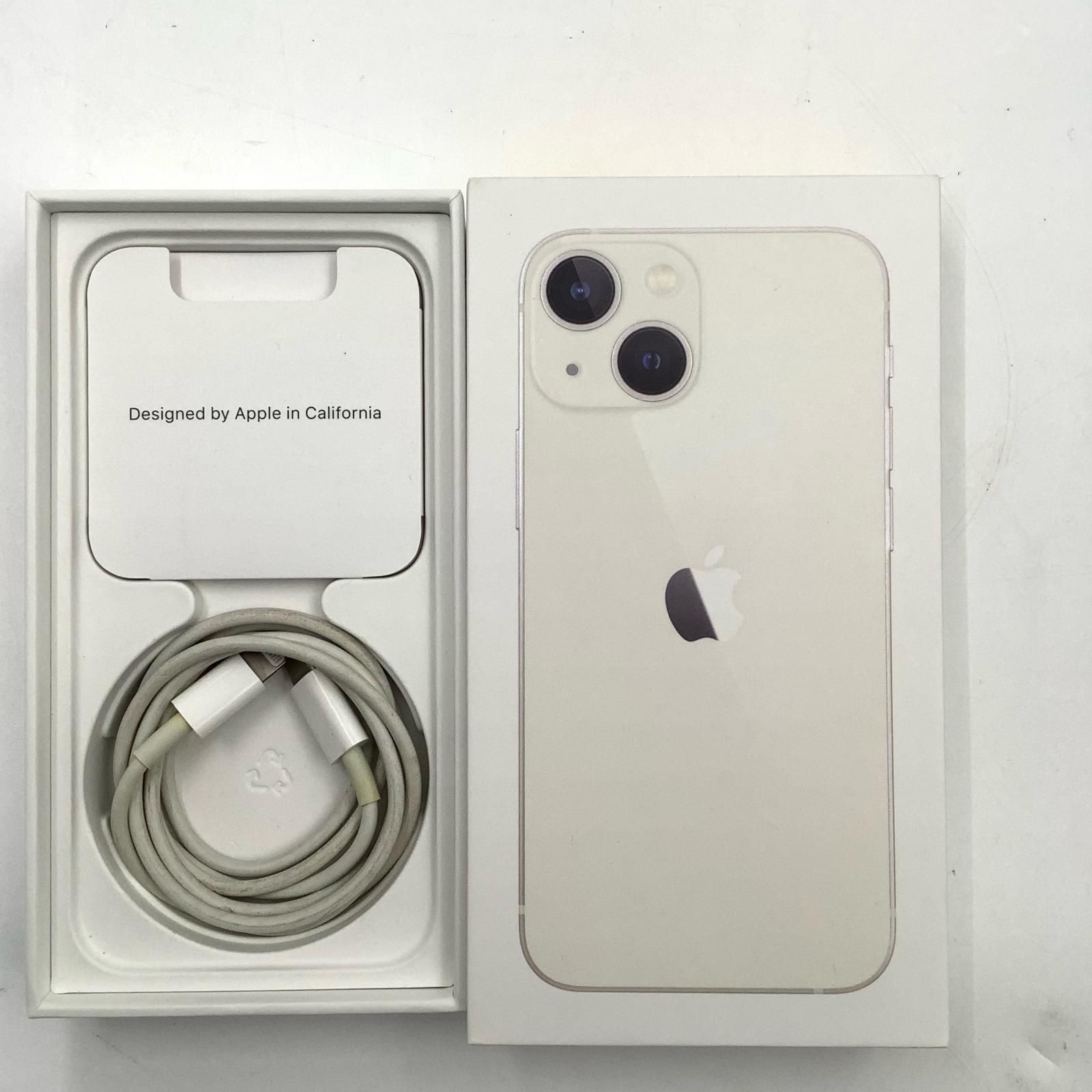  iPhone 13 mini 256 GB スターライト docomo SIMフリー 白ロム 97 スマートフォン本体 スマートフォン 携帯電話