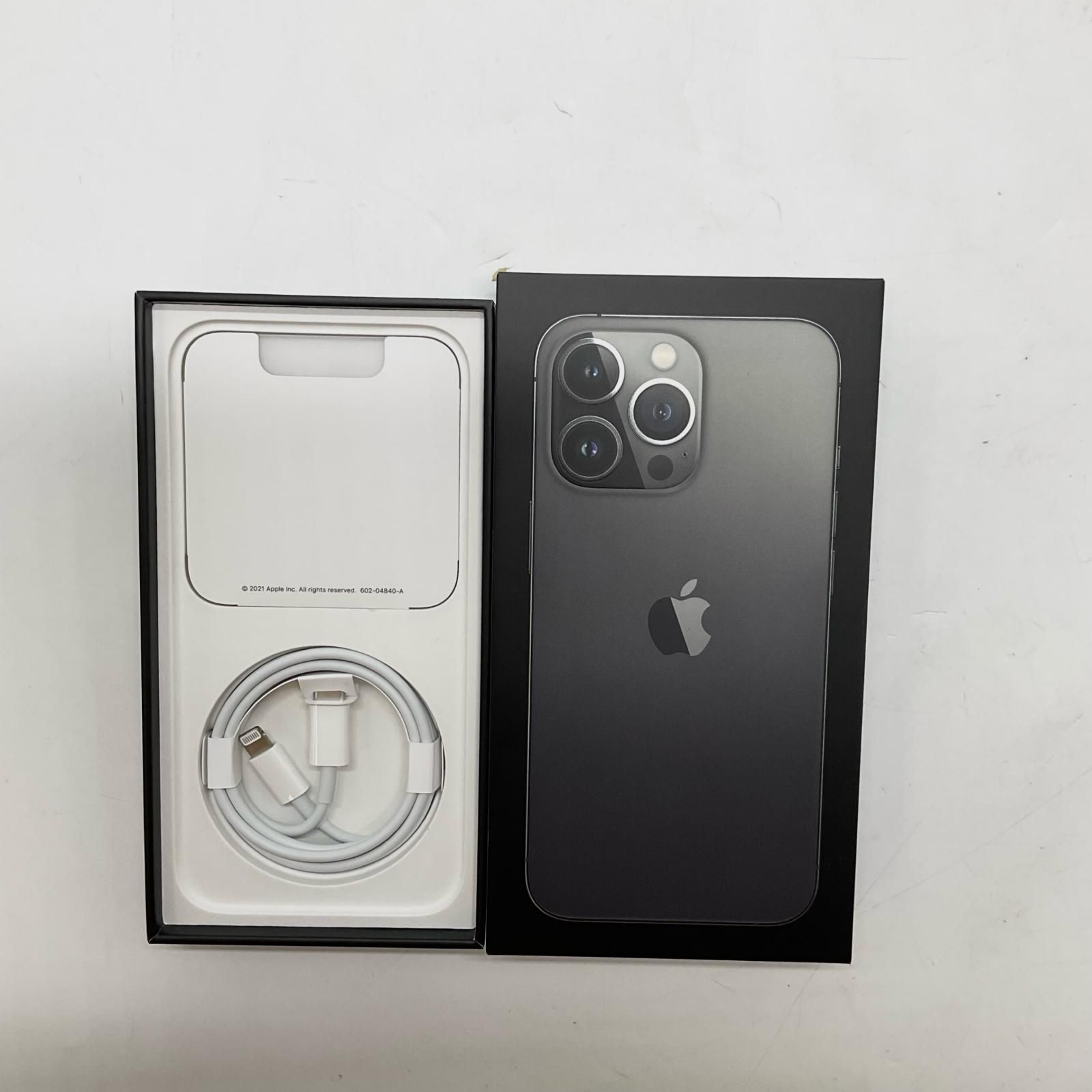 iPhone 13 Pro 128GB グラファイト 楽天モバイル 白ロム 80%【難有 