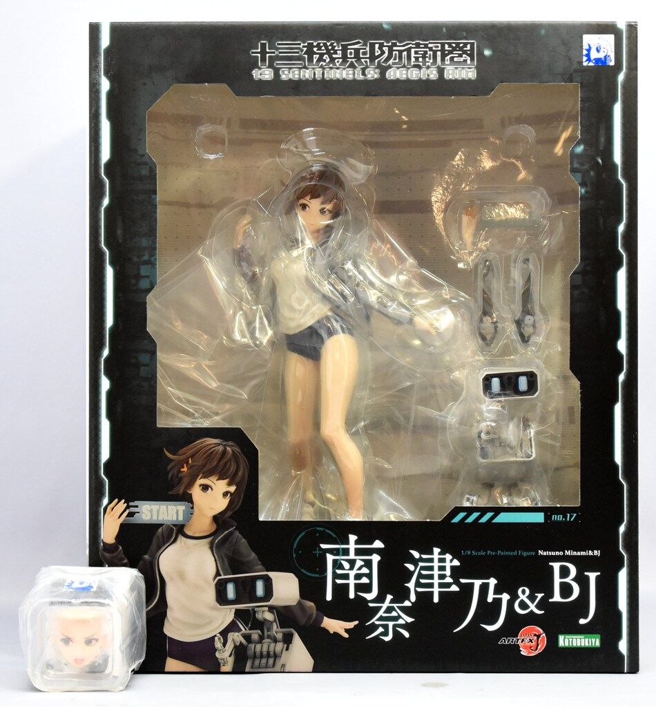 コトブキヤ ARTFX J 十三機兵防衛圏 南奈津乃 ＆BJ　[開封済] Amazon | ARTFX J 十三機兵防衛圏 南 奈津乃&BJ 1/8スケール PVC製