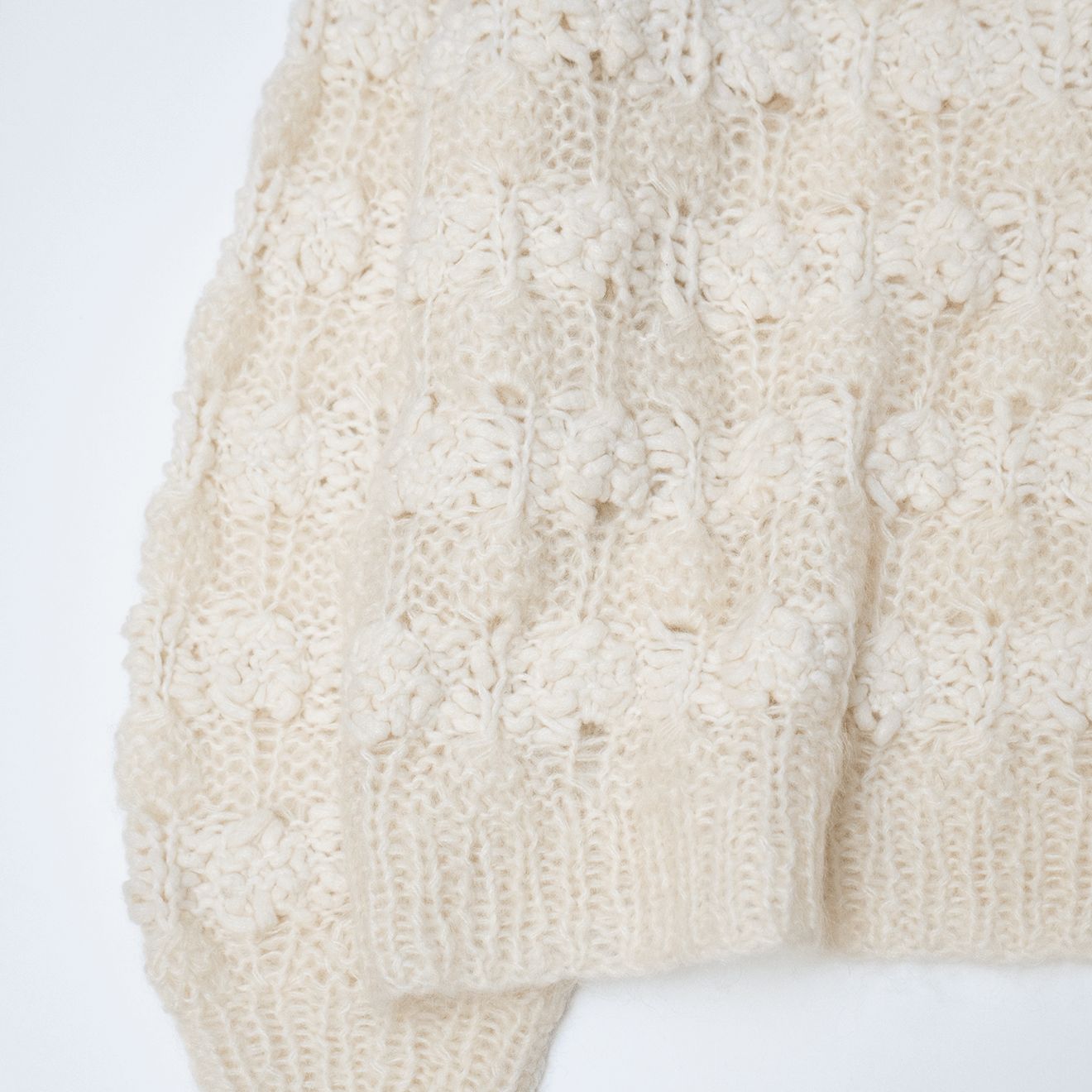 CLANE クラネ バンピーオーバーVネックニットトップス BUMPY OVER V