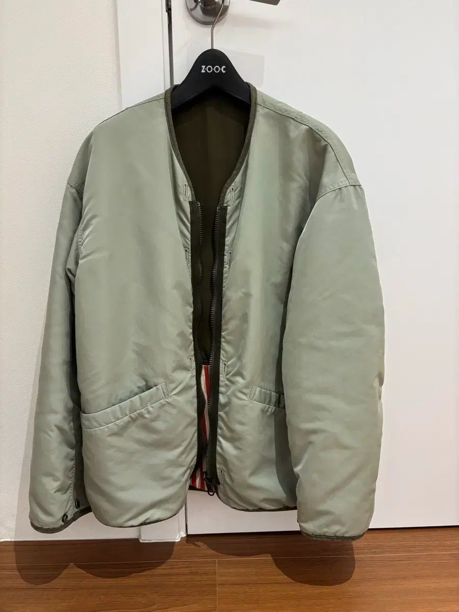 20 ss ビズビム アイリス ジャケット ライトグリーン 1